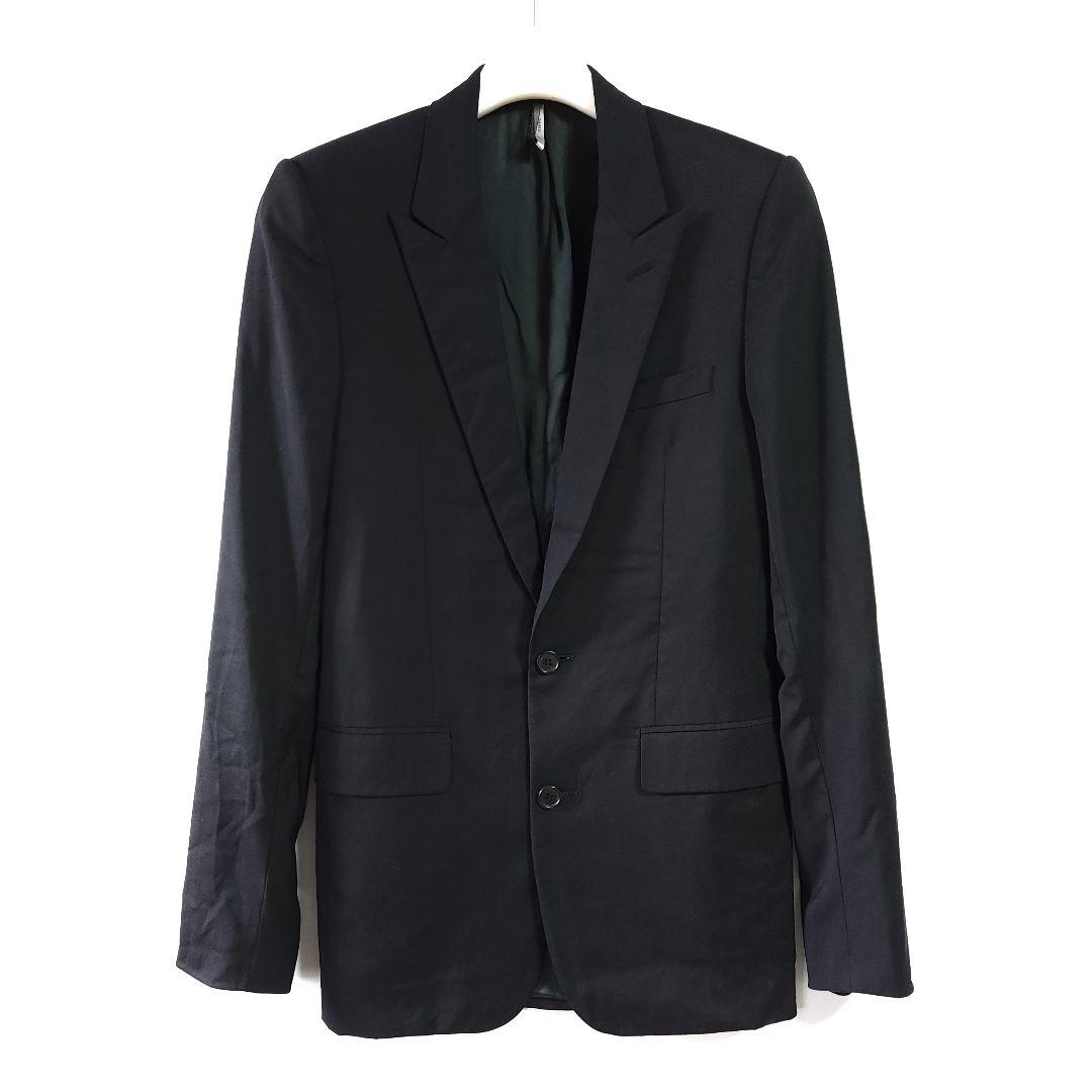07AW エディ期 Dior homme ピークドラペルジャケット ブラック