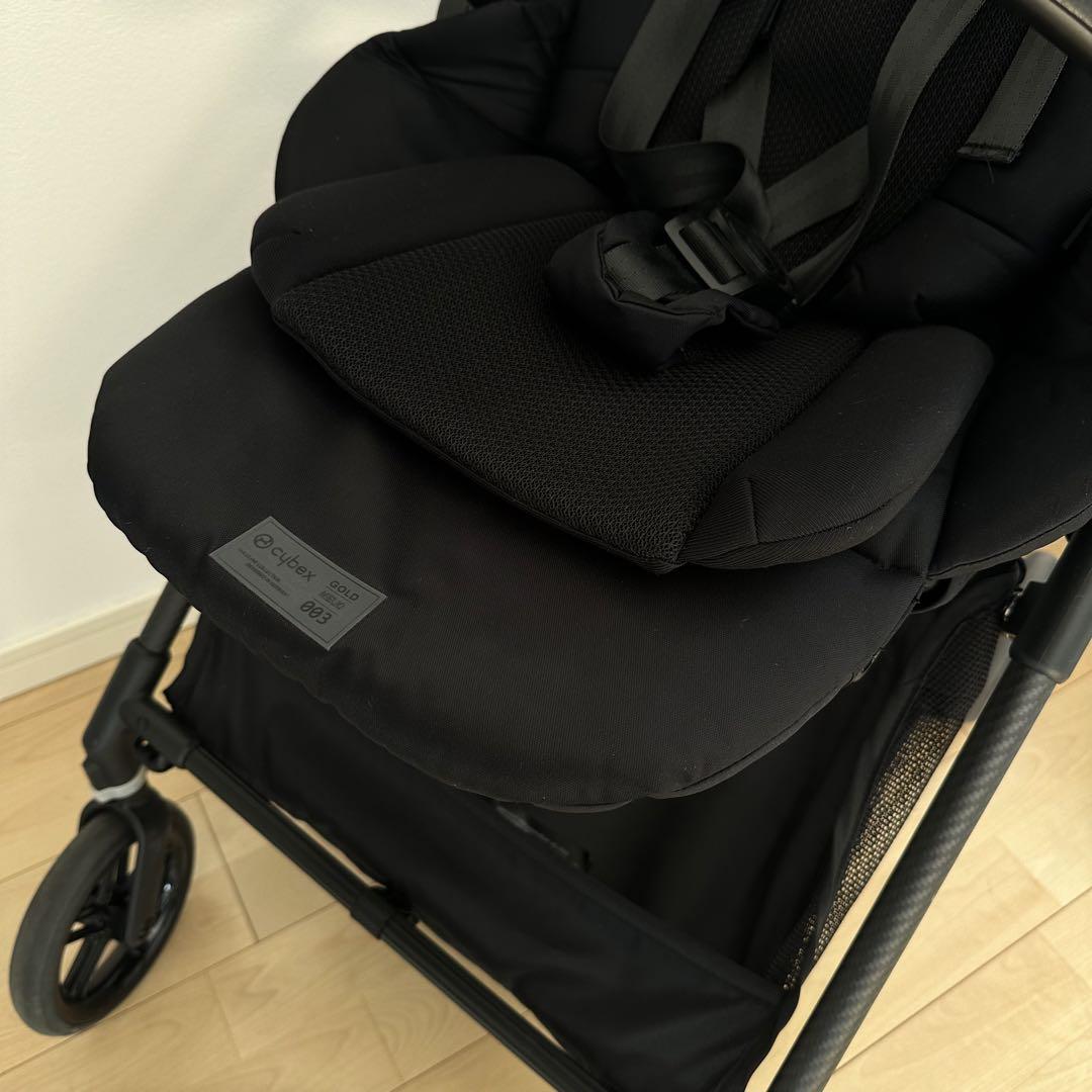 【レザーハンドルカバー付】cybex サイベックス メリオカーボン MELIO