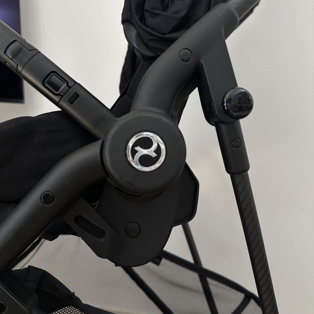 【レザーハンドルカバー付】cybex サイベックス メリオカーボン MELIO
