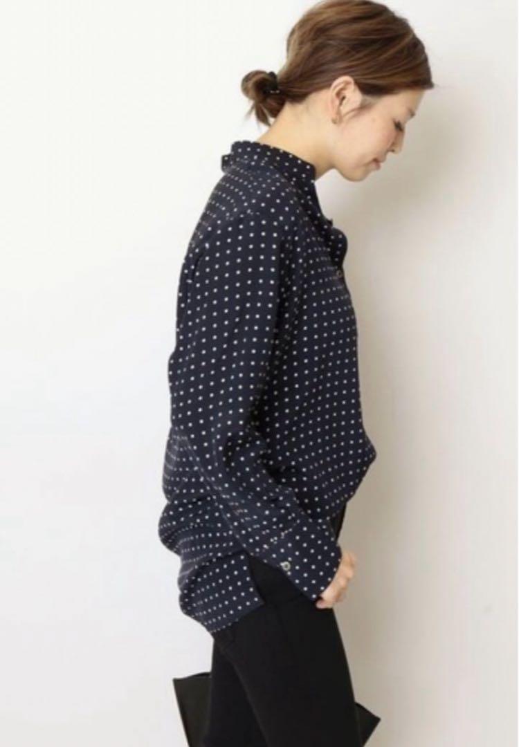 Deuxieme Classe✨BINDA Silk ドットプリントシャツ Deuxieme Classe（ドゥーズィエムクラス）の「BINDA silkドット