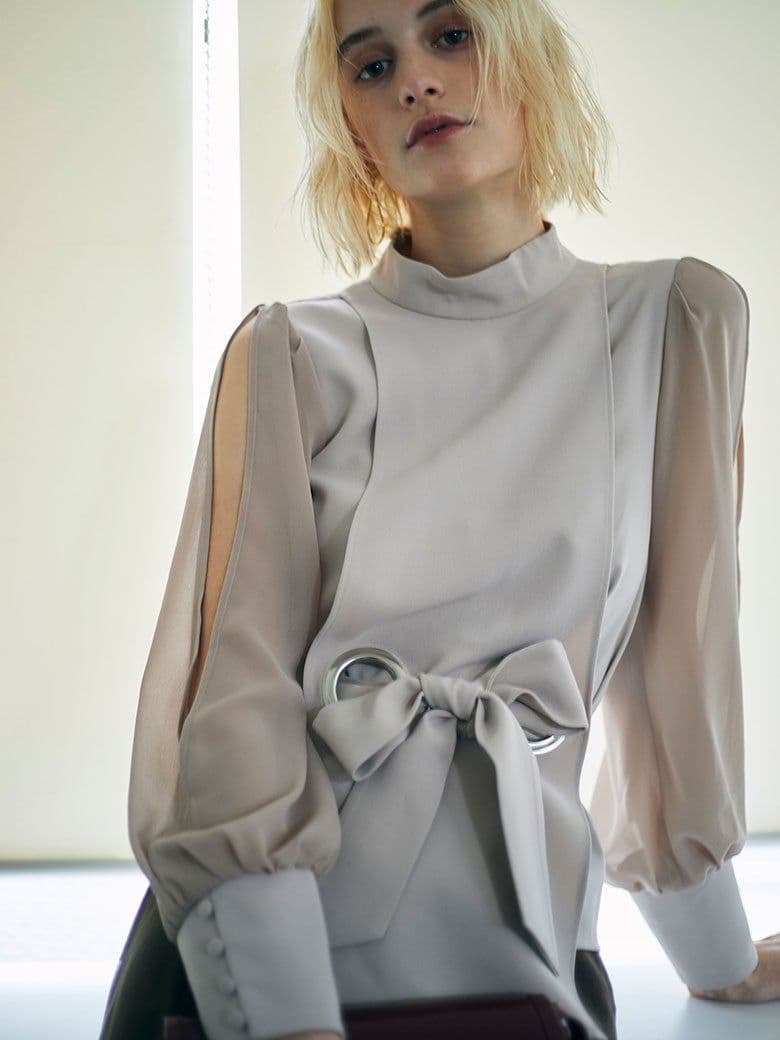 タグ付　AMERI APRON LADY BLOUSE vintage