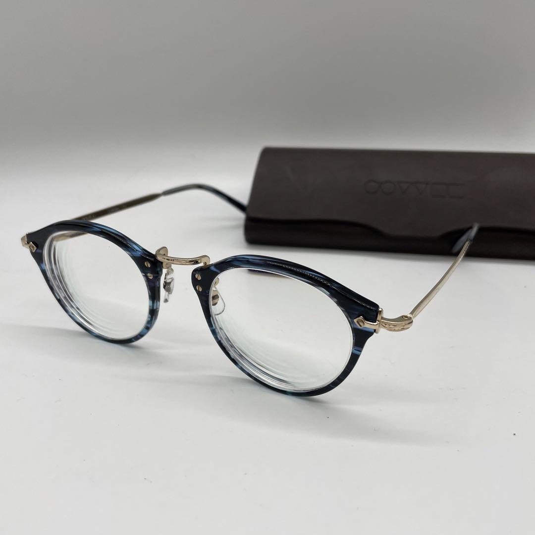 oliver peoples op-505 軽量 極細フレーム　ラウンド