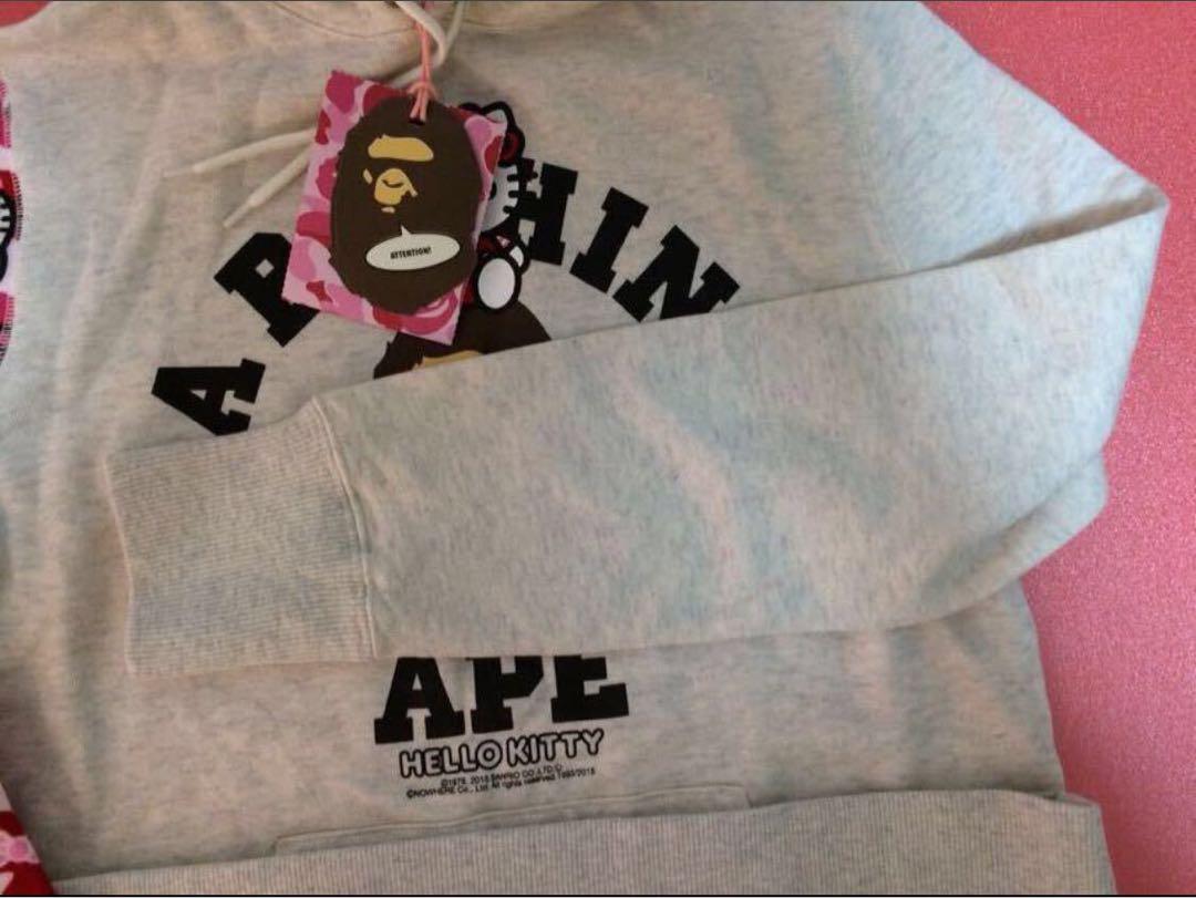 Bathing Ape Hello Kitty パーカー エイプ　ハローキティ