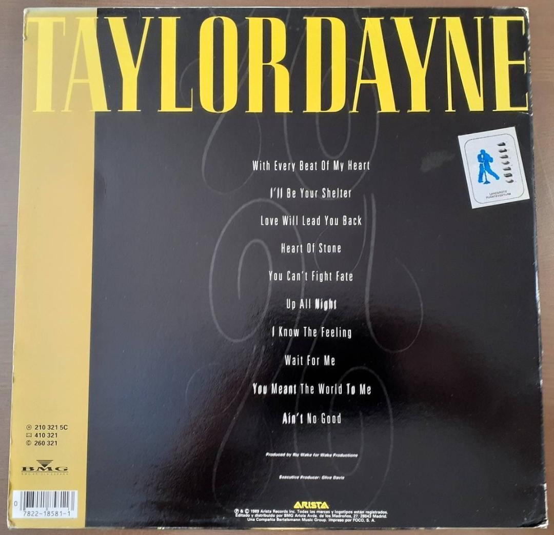テイラー・デイン　Can't Fight Fate　スペイン盤 LP レコード