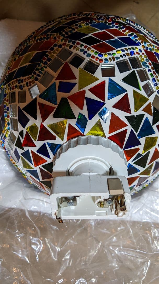 アイランドランプ モザイクガラス