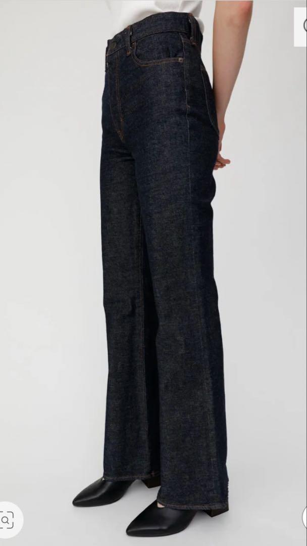 美品 マウジー MOUSSY MVS FLARE フレア　デニム　パンツ 25
