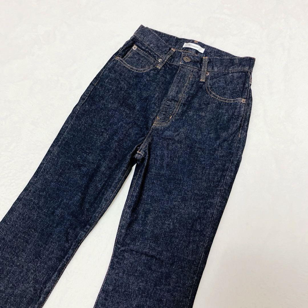 美品 マウジー MOUSSY MVS FLARE フレア　デニム　パンツ 25