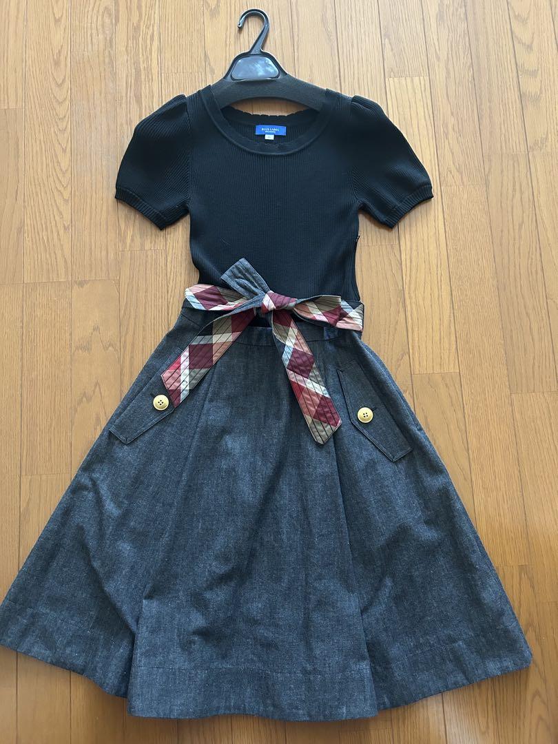 BLUE LABEL リボン付きワンピース36サイズ