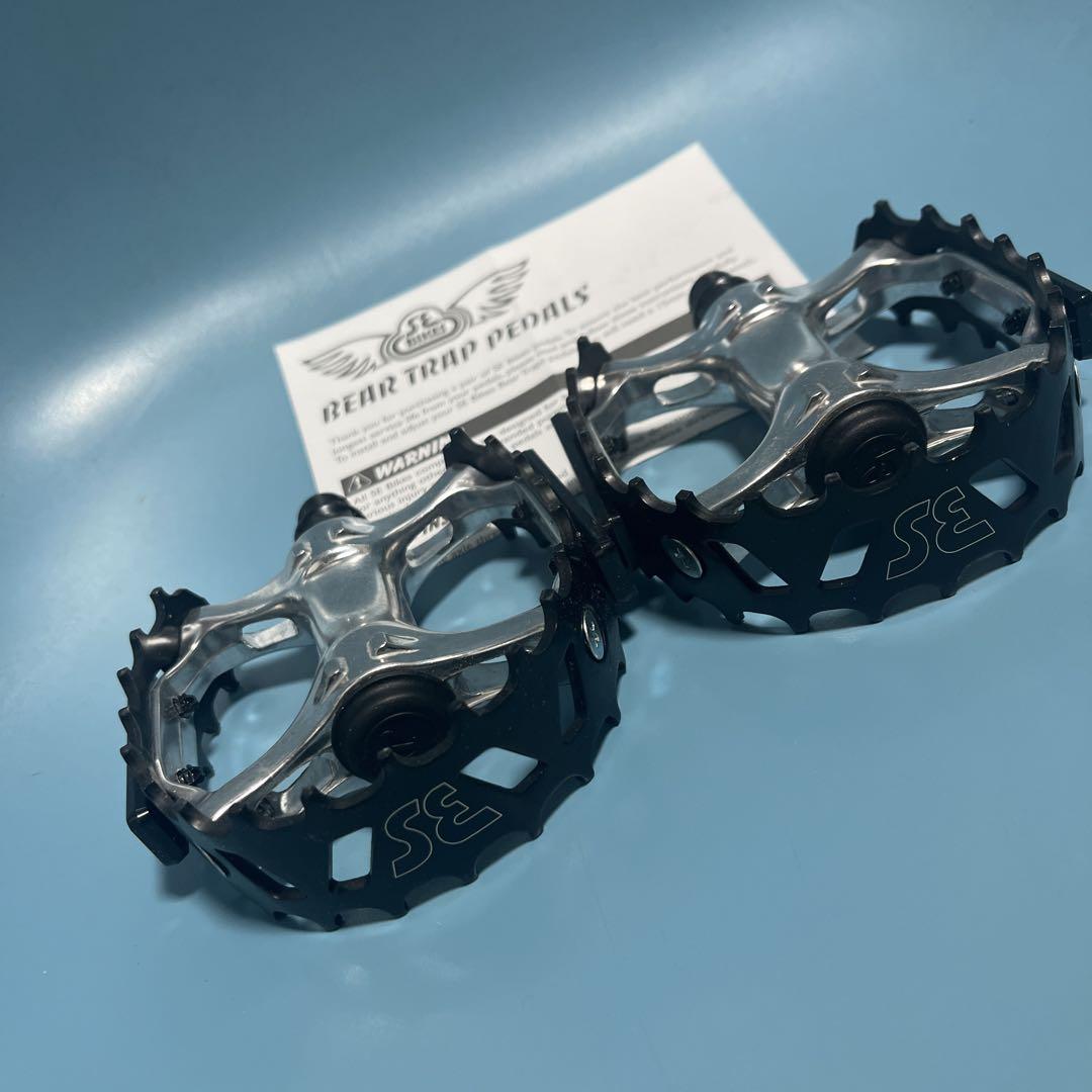 SE Bikes BMX ペダル　ブラック　黒　Bear Trap Pedals