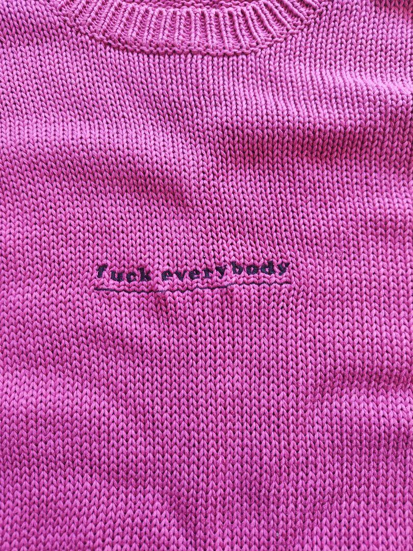 Supreme fuck everybody セーター サイズL