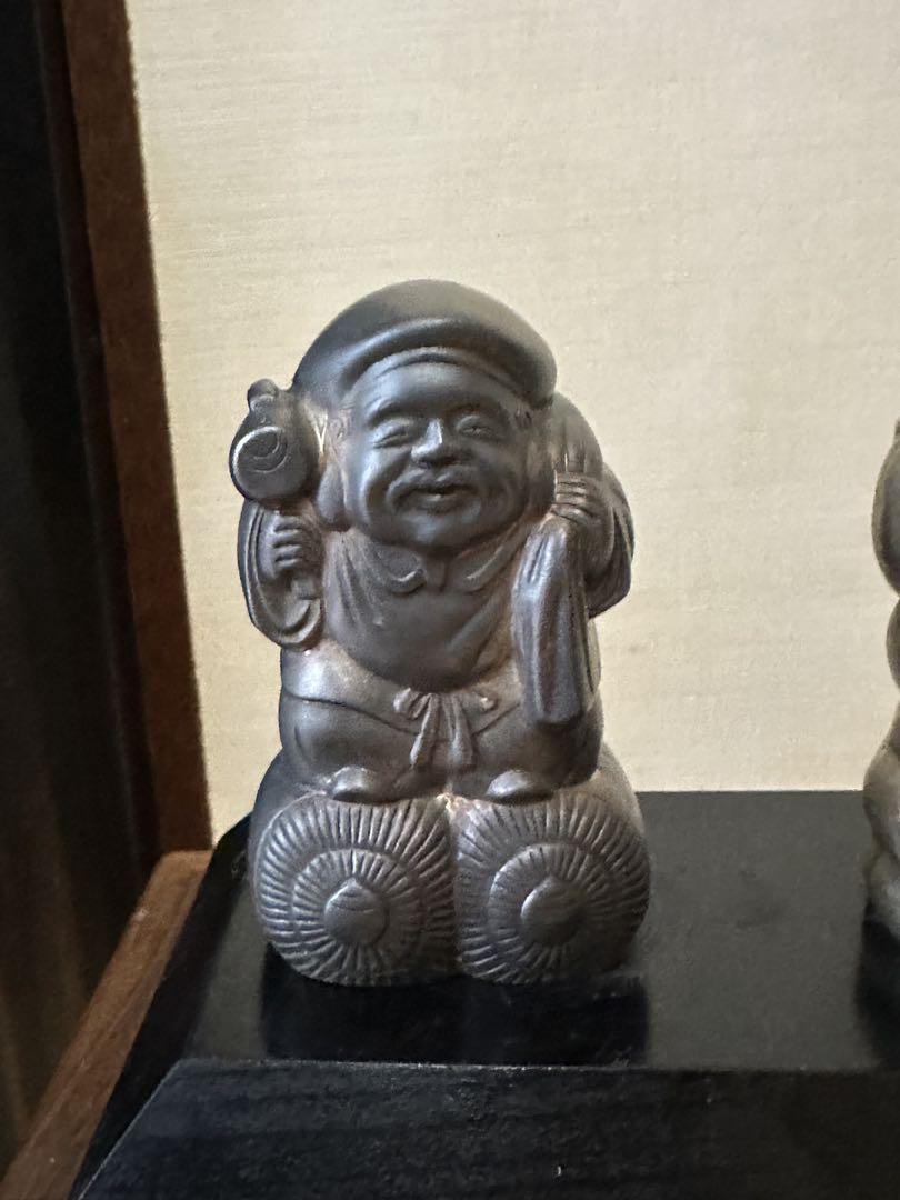 銀製　恵比寿大黒