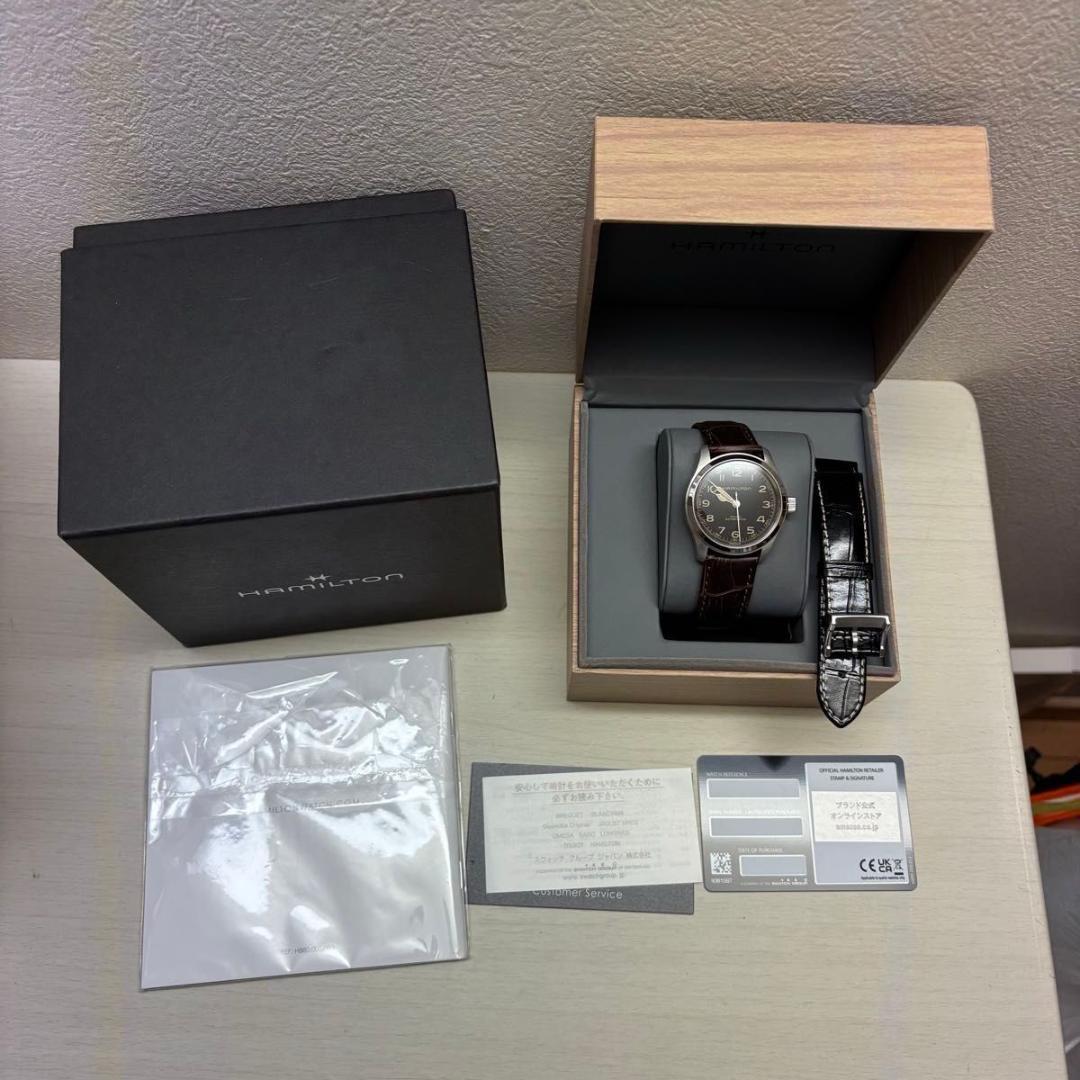 【美品】ハミルトン　カーキ フィールド　MURPH 38MM H70405730