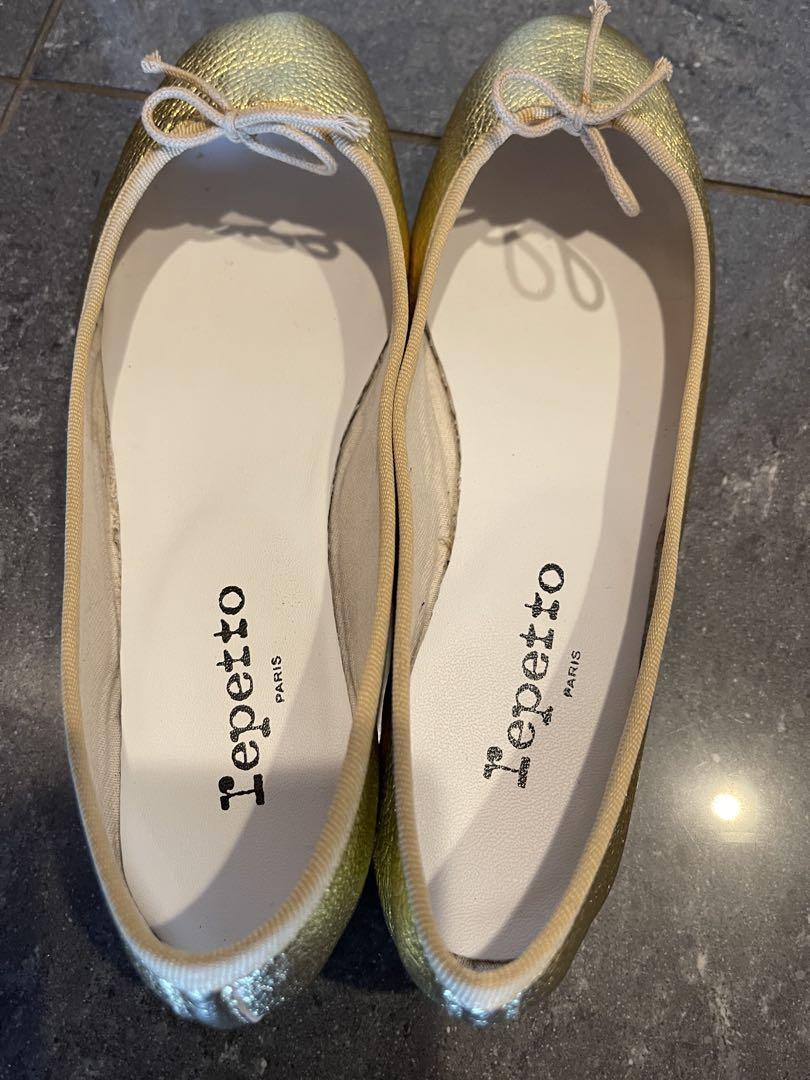 Repettoレペット⭐︎ゴールドバレエシューズ38