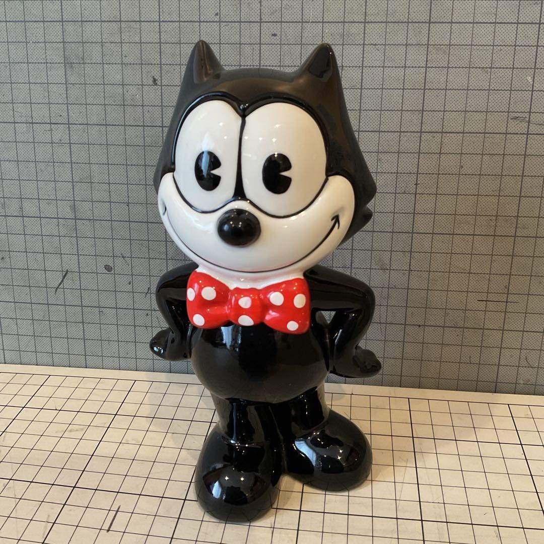フィリックス・ザ・キャット felix the cat　1987　陶器　貯金箱