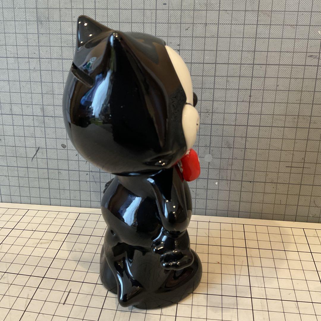 フィリックス・ザ・キャット felix the cat　1987　陶器　貯金箱 フィリックス・ザ・キャット felix the cat 1987 陶器 貯金箱