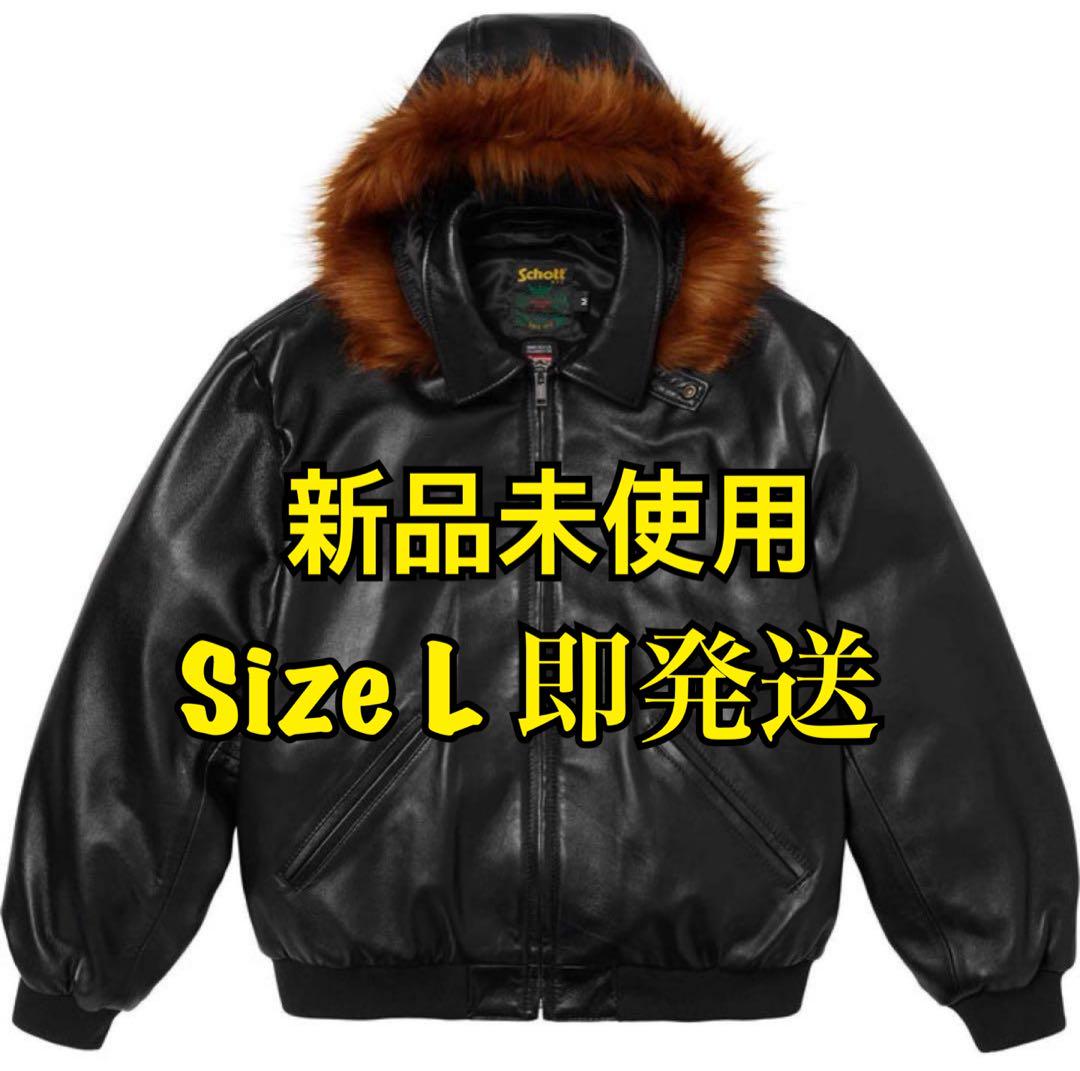 Supreme Schott Leather Bomber Jacket L