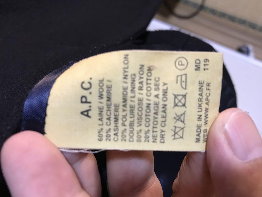 UNICORN 11 　A.P.C. 黒 ピーコート Lサイズ