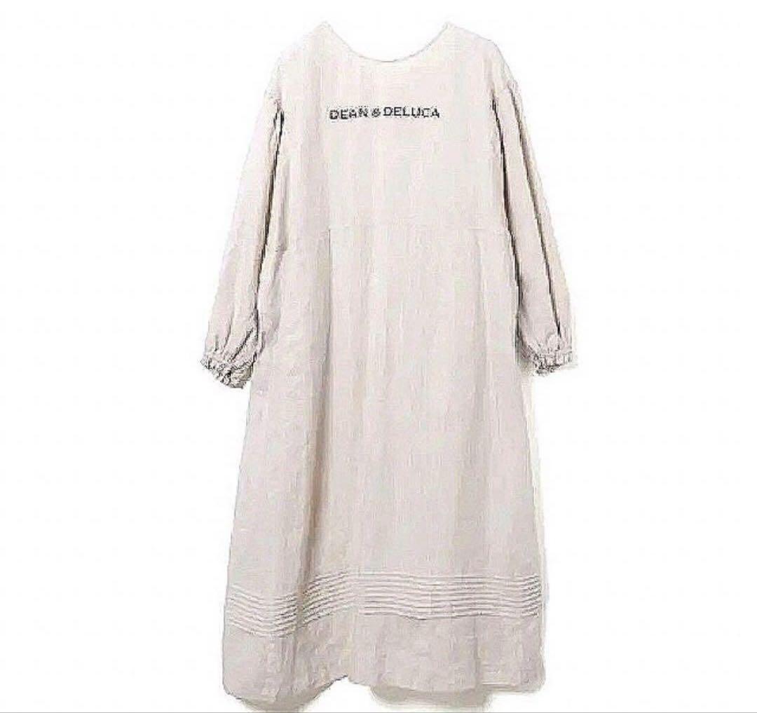 DEAN＆DELUCA×BEAMS COUTURE かっぽうぎドレス ベージュ