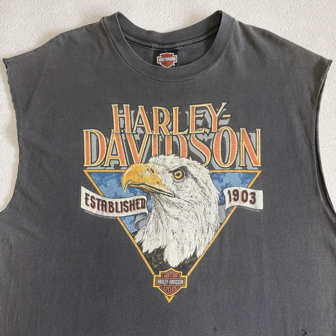 90s USA製 HARLEY-DAVIDSON ヴィンテージ イーグルTシャツ