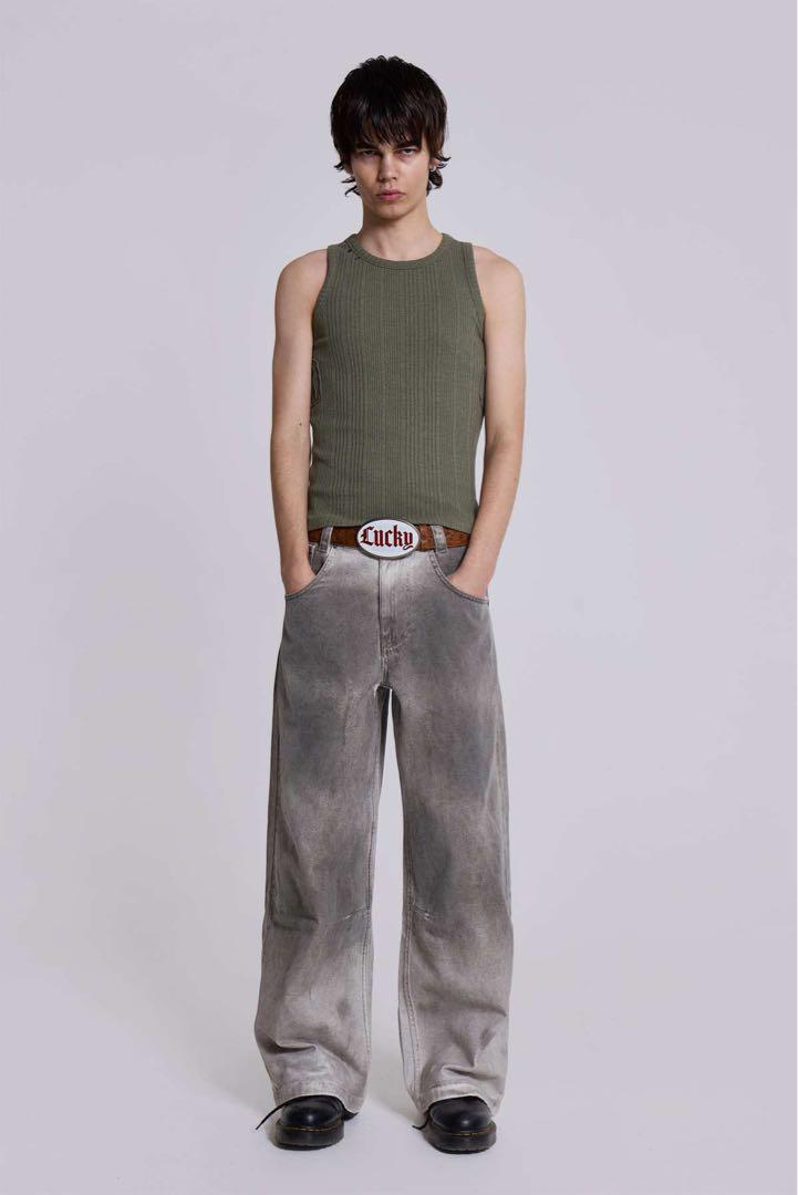 (新品)かつきくん着用　jaded london buggy jeans w32