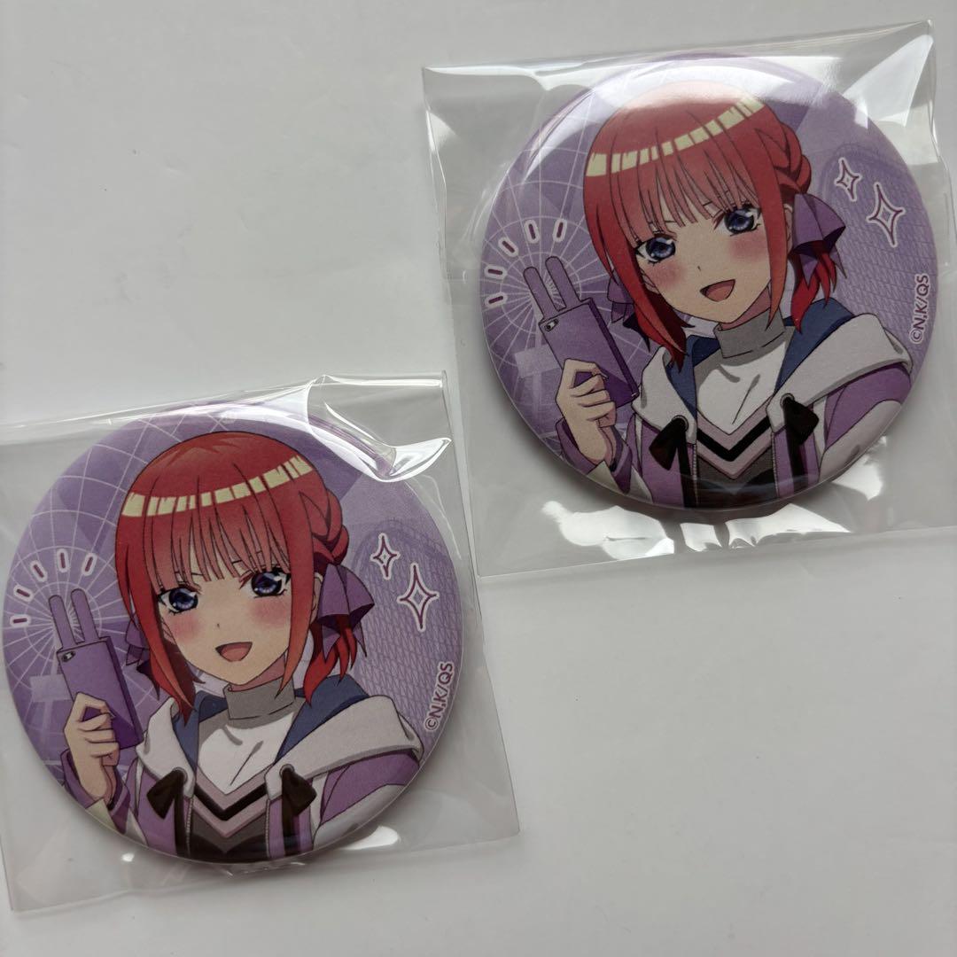 五等分の花嫁 中野一花 ナガシマスパーランド ナガスパ 缶バッジ 五等分の花嫁 中野一花 ナガシマスパーランド ナガスパ 缶バッジ