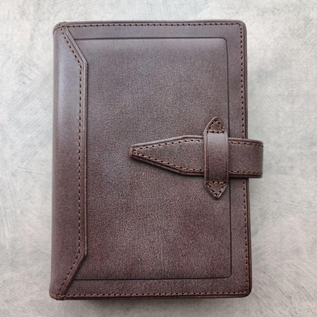 ダヴィンチ ロロマクラシック M6 ダークブラウン システム手帳