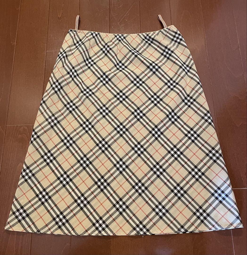 Burberry'sBlue LABEL ノバチェック　タイトスカート ベージュ 極美品 バーバリーブルーレーベル ノバチェックタイトスカート