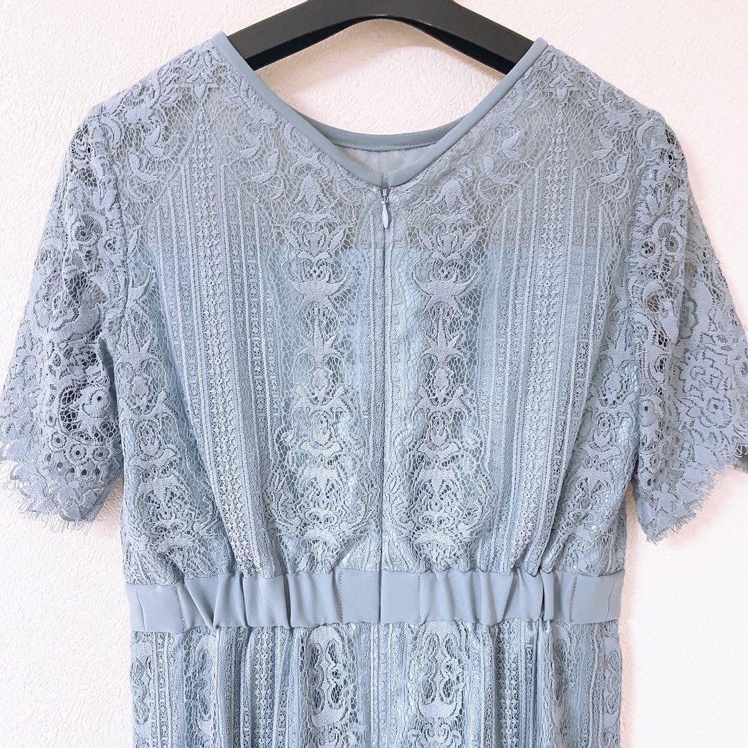 【美品】Aimer Acret　パネルレースタイトドレス