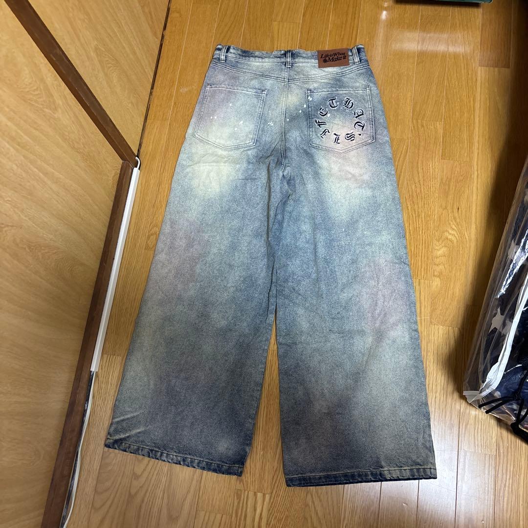 ザッツライフ That's Life ペインター バギーデニム ブルー M - メルカリ