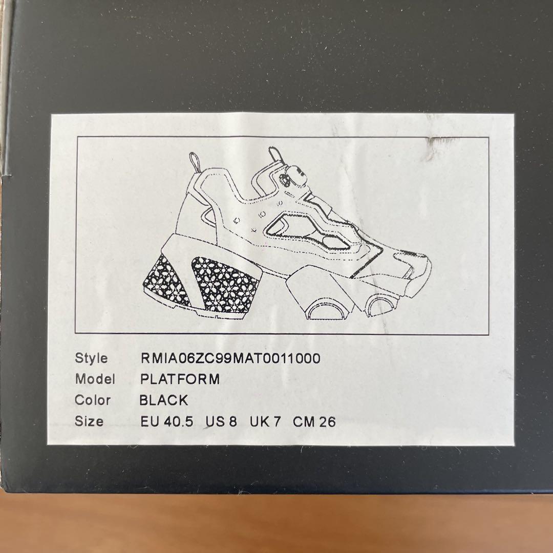 【希少】noir kei ninomiya Reebokポンプフューリー26cm