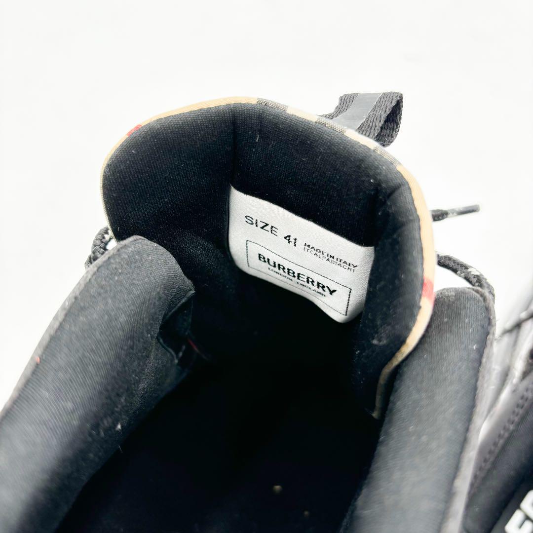 【激レア】バーバリー スニーカー 靴 アーサー ノバチェック 26.5cm相当 画像7