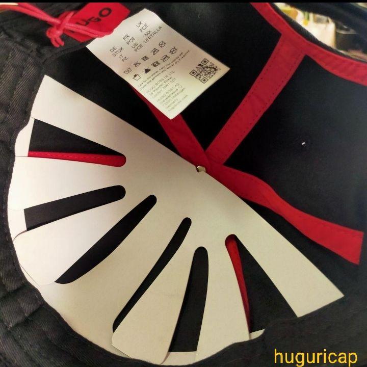 大谷選手愛用 HUGO BOSS コットンツイル キャップ レッドロゴラベル ⑲