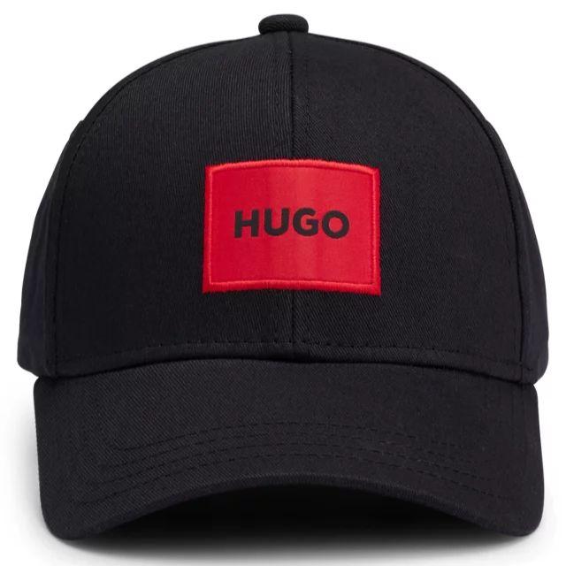 大谷選手愛用 HUGO BOSS コットンツイル キャップ レッドロゴラベル ⑲