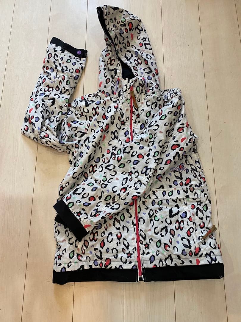 ヒョウ柄 女性用スノーボードウェアS