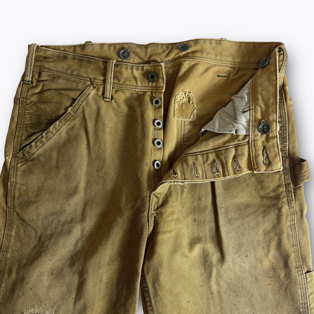 パンツ RRL DISTRESSED DUCK CARPENTER PANTS