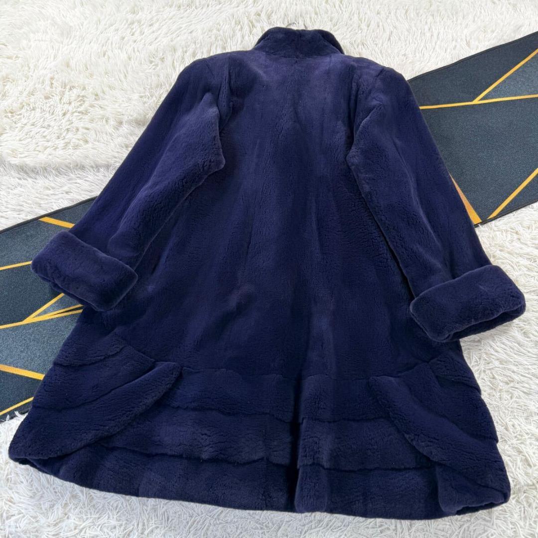 毛並み綺麗/Aライン サガミンク 毛皮 ロングコート リアルファー グラマ XL サガミンク ロングコート 毛皮コート リアルファー レディース