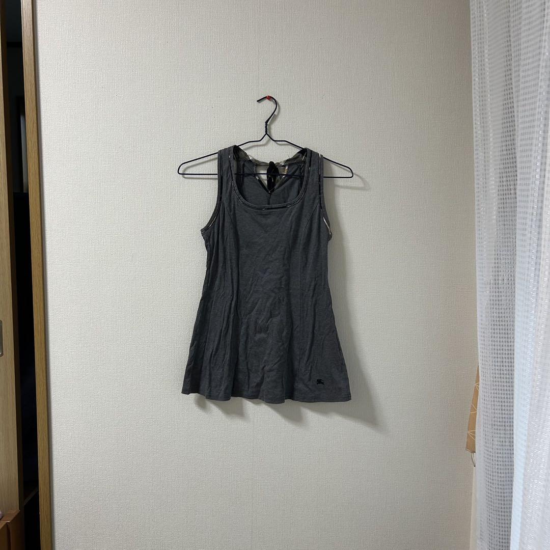 BURBERRY タンクトップ グレー サイズ2