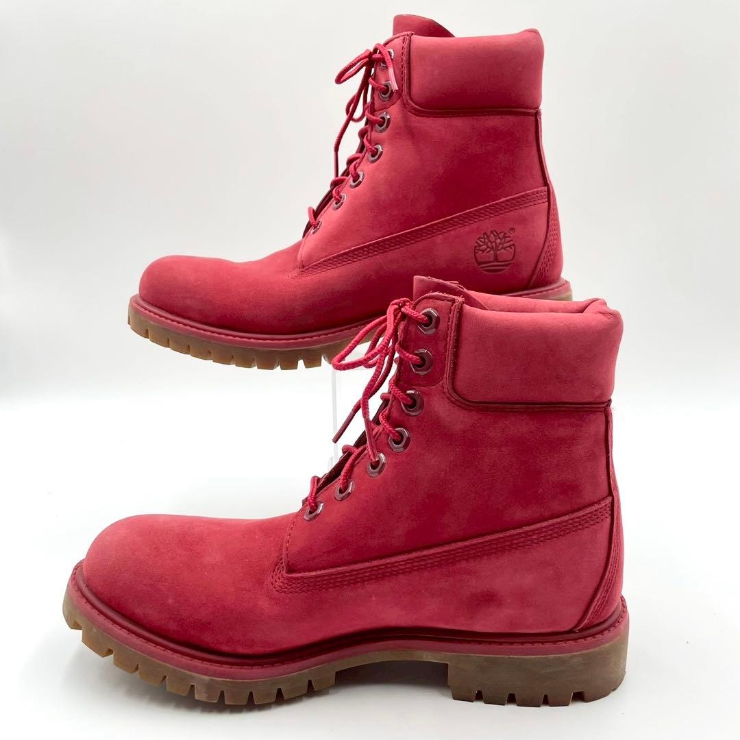 ティンバーランド 6インチプレミアム ブーツ レッド 7W Y113125cm・Timberland MEDICALDB_JP