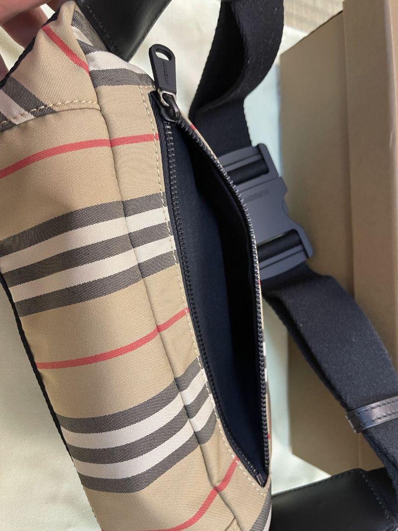 正規品低価 美品 BURBERRY バムバッグ ウエストバッグ 4rmWL-m63694770041 国産好評