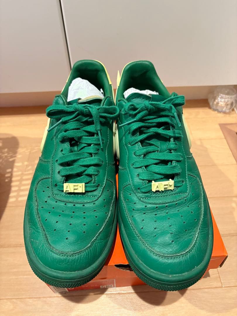 美品 NIKE エアフォース1 AMBUSH グリーン 27.5cm 美品 NIKE エアフォース1 AMBUSH グリーン 27.5cm