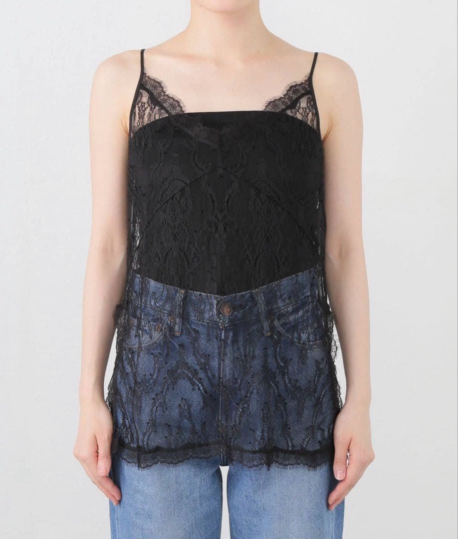 NOBLE センシュアルレースキャミソール　新品　未使用　タグ付き