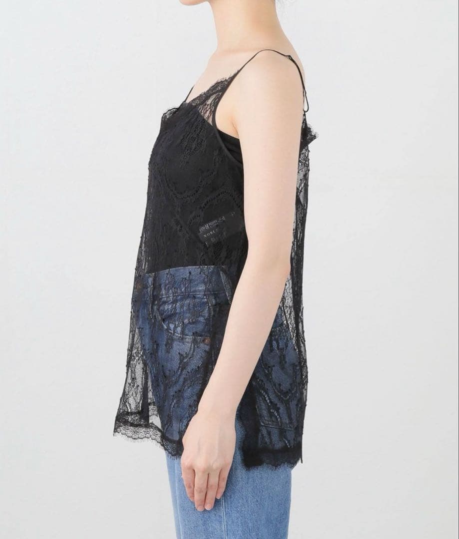 NOBLE センシュアルレースキャミソール　新品　未使用　タグ付き