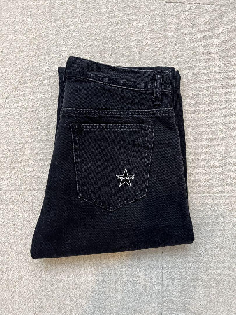 【kazu】Supreme Regular Jean Black 30