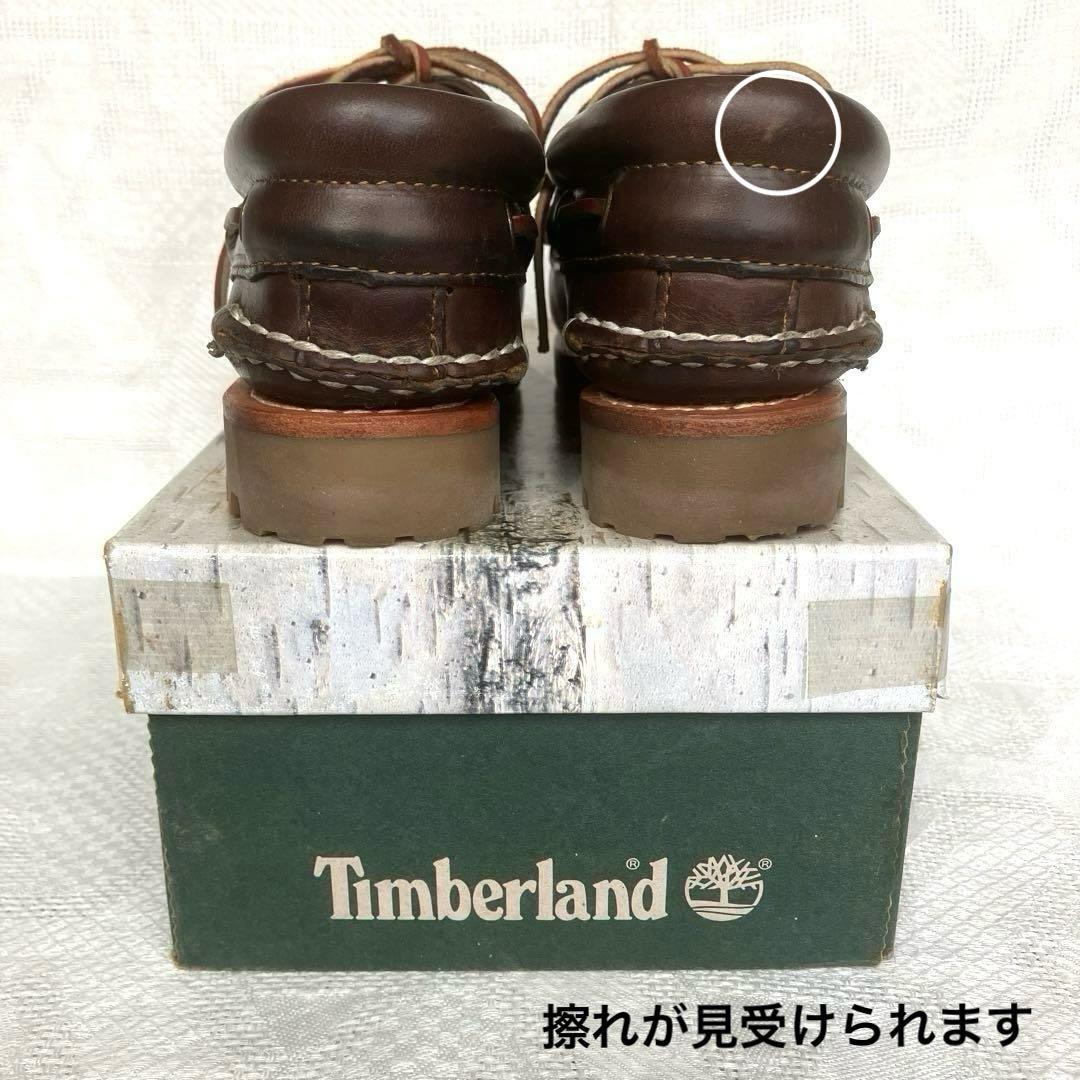 ティンバーランド スリーアイ USA サイズ 6インチ デッキシューズ モカシン