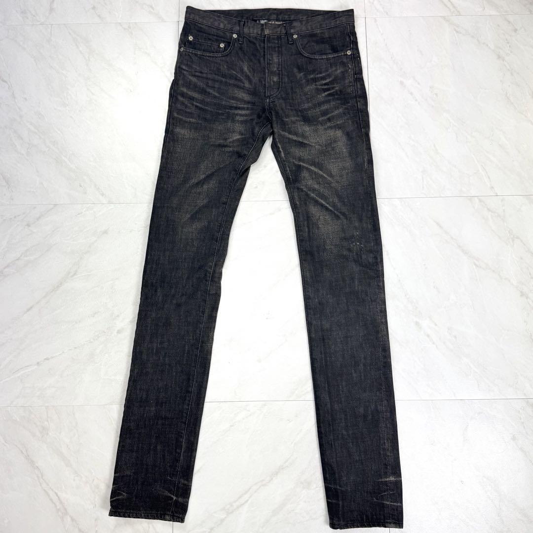 名作 dior homme 06aw 爪痕 スキニー デニム エディ期 29 黒