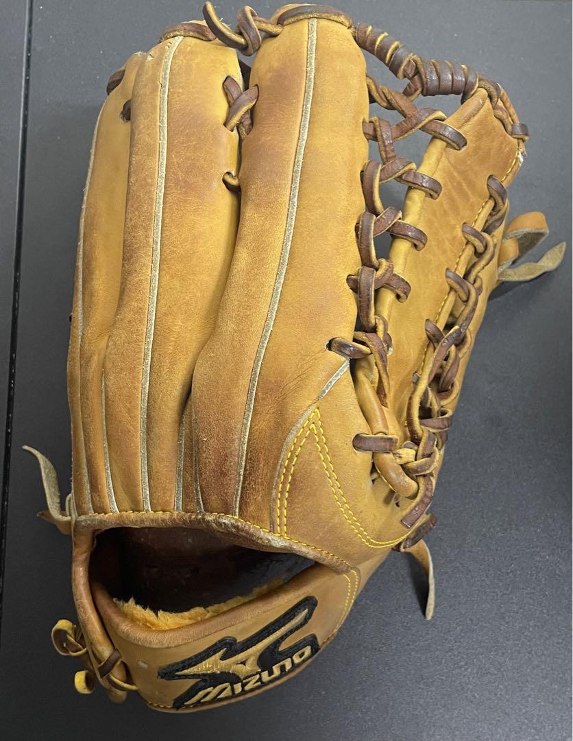 Mizuno ミズノプロ野球用レザーグローブ ブラウン