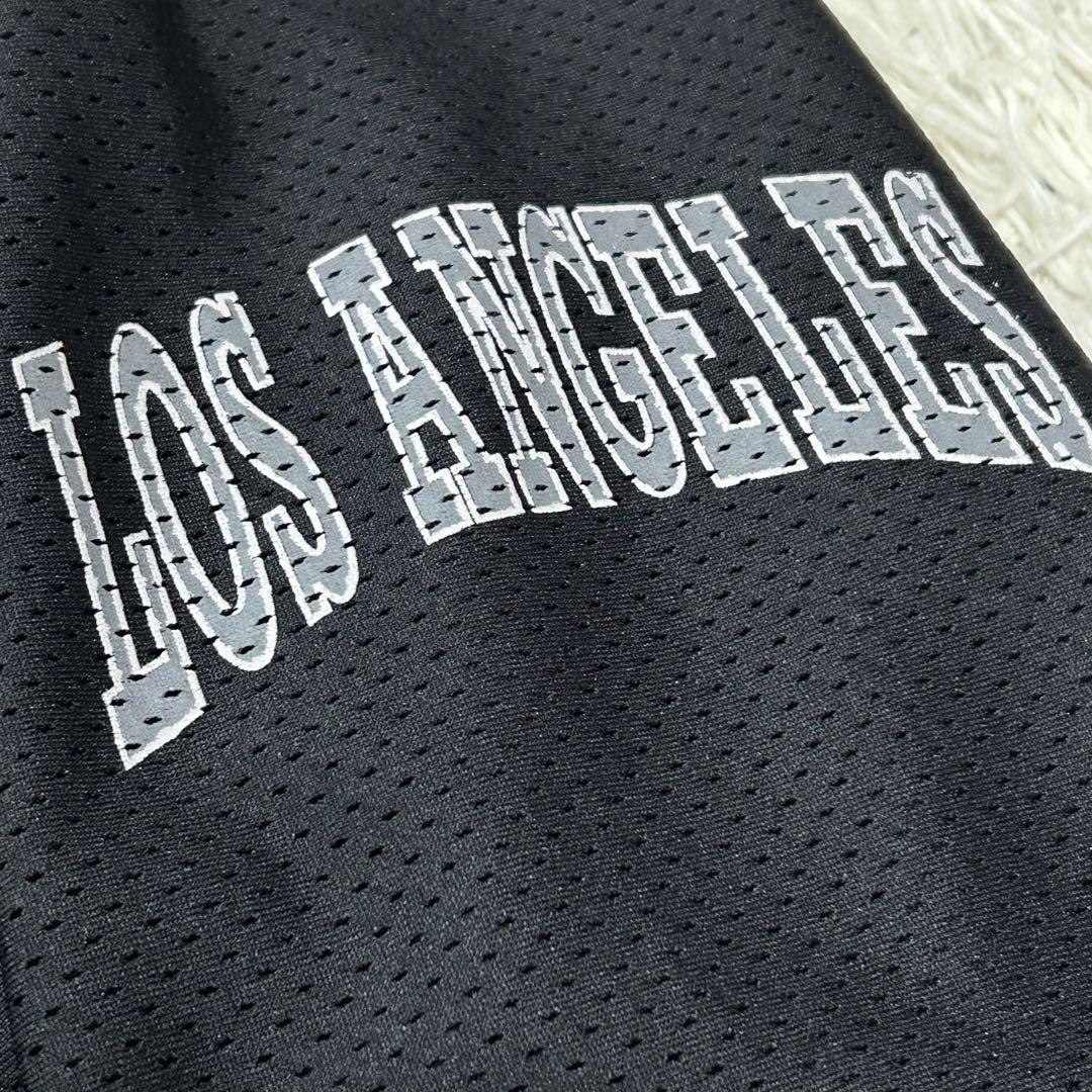 90s 希少 Raiders メッシュ ゲームシャツ 黒 NFL イングランド製