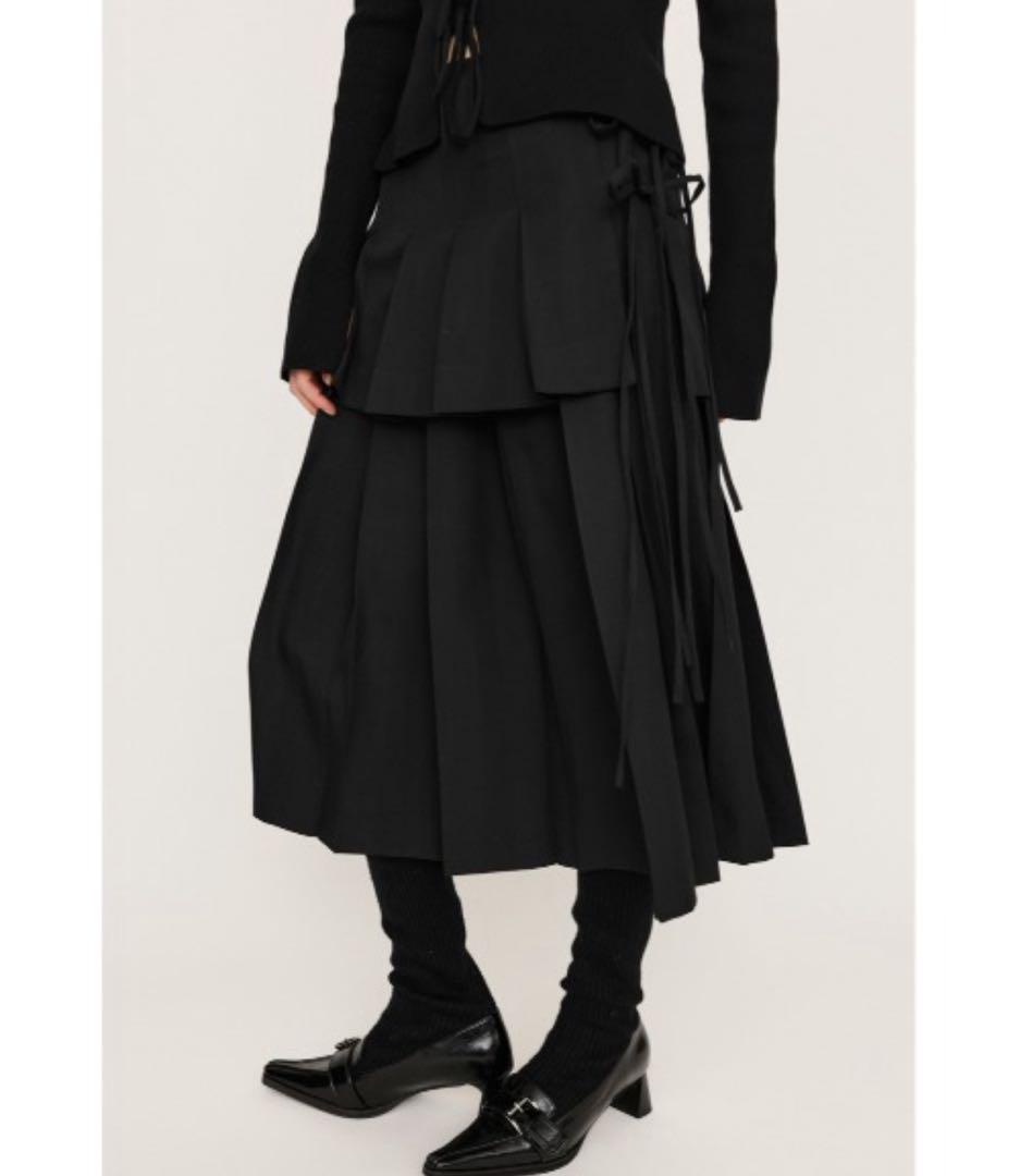 LAYERED PLEATS SK レイヤード プリーツ スカート　サイズ1