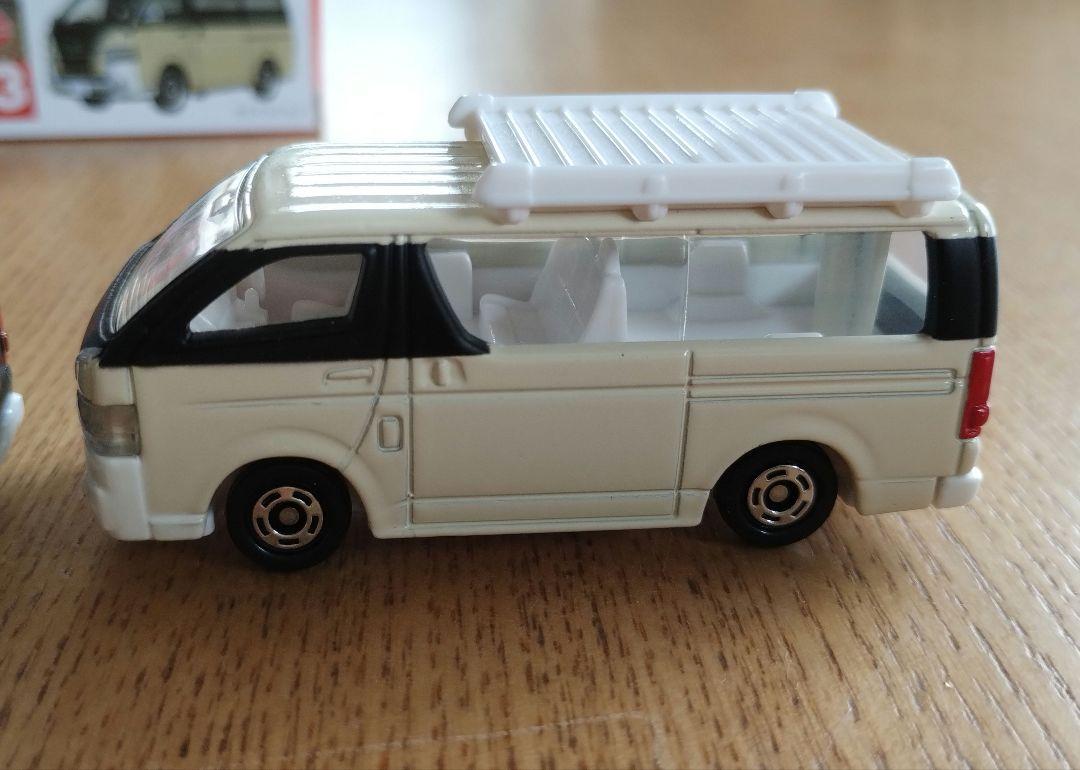 トミカ トヨタハイエース 2台セット キャンパー - メルカリ