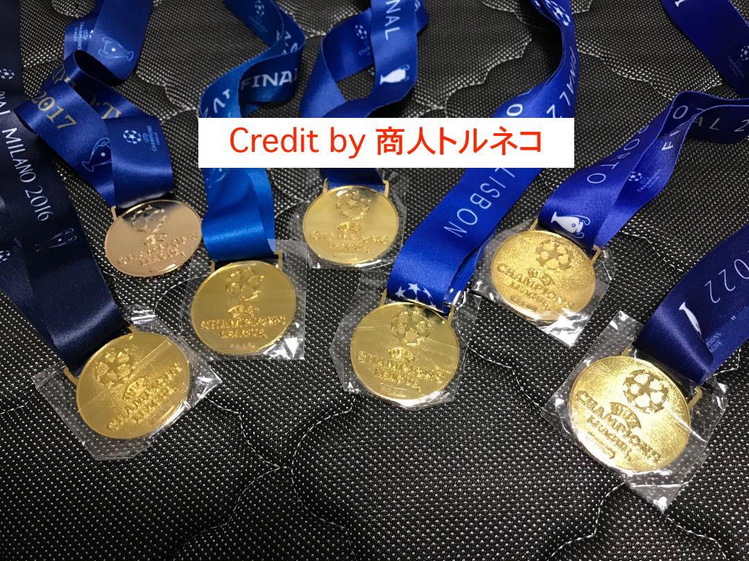 【匿名配送&補償付き】2016-2022 UEFA CLレプリカ優勝メダル 箱無